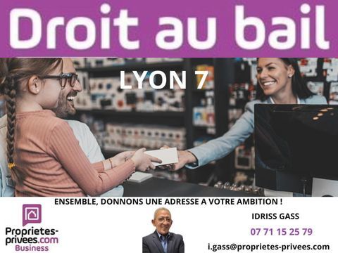 69007 LYON -Cession de bail , location 75 m&sup2; 165000 69007 Lyon