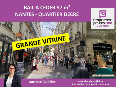 44000 NANTES - LOCAL COMMERCIAL A CEDER - GRANDE VITRINE 56000 44000 Nantes