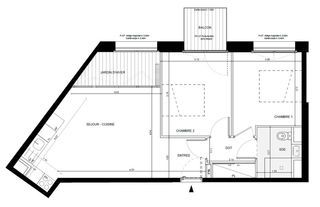  Appartement � vendre 3 pi�ces 60 m�