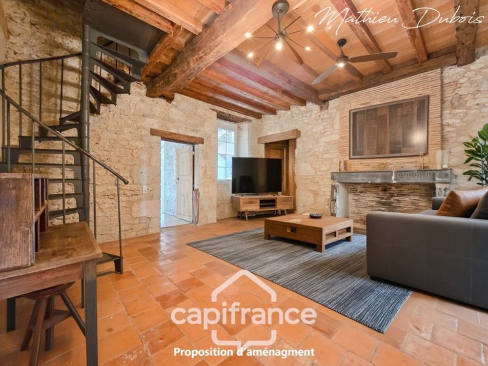 � vendre  Propri�t�/ch�teau Th�nac (24240)