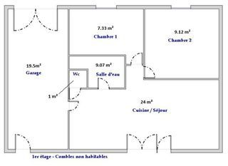  Maison � vendre 3 pi�ces 46 m�