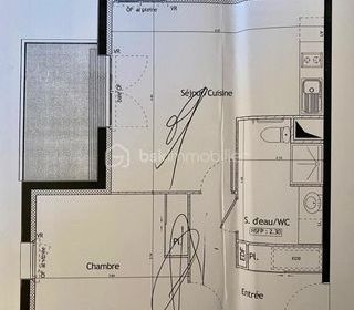  Appartement � vendre 1 pi�ce 24 m�