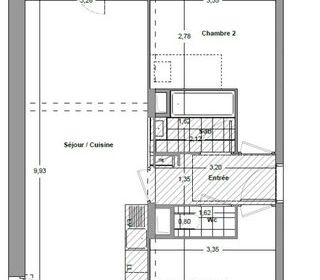  Appartement � louer 3 pi�ces 63 m�