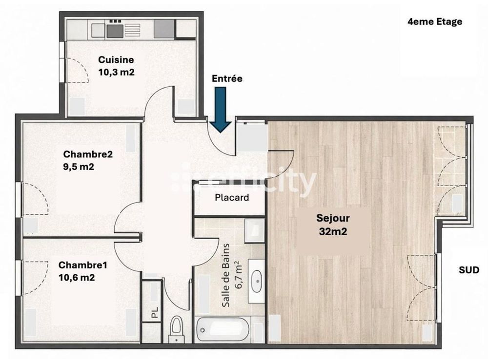 � vendre  Appartement Paris 14