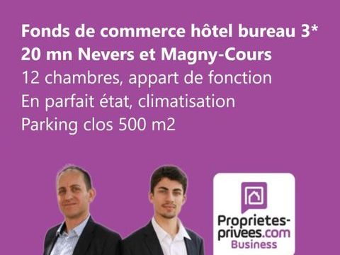 SECTEUR NEVERS -  FONDS DE COMMERCE HOTEL 3* 65000 58470 Magny cours