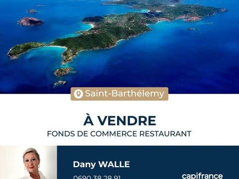 &Agrave; VENDRE FONDS DE COMMERCE RESTAURANT-BAR AVEC &Eacute;QUIPEMENT COMPLET, SAINT-BARTH&Eacute;LEMY (97133) 1200000 97133 Saint barthelemy