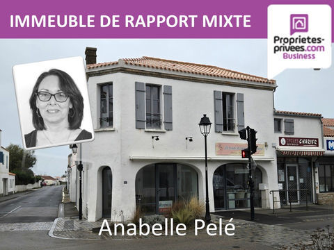 NOIRMOUTIER EN L ILE  - IMMEUBLE MIXTE LOUE, commerces et logements 710000 85330 Noirmoutier en l ile