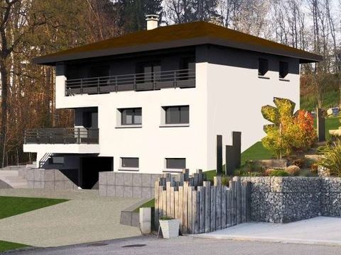   Saint-Martin-Bellevue � Maison d'architecte, permis obtenu Maison - 6 pi�ce(s) - 143 m�