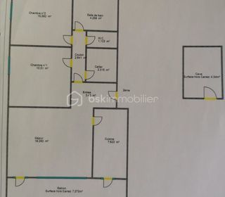  Appartement � vendre 3 pi�ces 60 m�