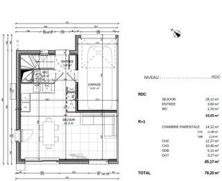  Maison � vendre 4 pi�ces 78 m�