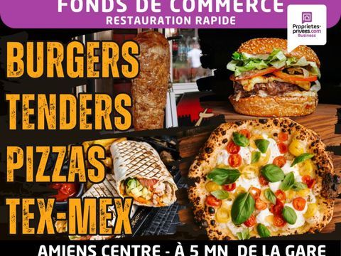 80000 AMIENS -  RESTAURATION RAPIDE , secteur Gare 82500 80000 Amiens