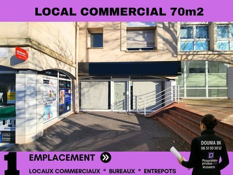 LOCAL COMMERCIAL 70 m&sup2;,  EMPLACEMENT N&deg;1, FACE SUPERMARCH&Eacute; MATCH ? AXE PASSANT 1700 60100 Creil