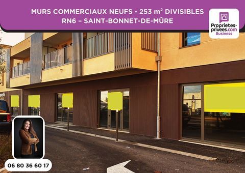 MURS COMMERCIAUX 253 m&sup2; DIVISIBLES - RN6 - INVESTISSEUR / EXPLOITANT - SAINT-BONNET-DE-M&Ucirc;RE 738920 69720 Saint bonnet de mure