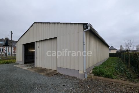 &Agrave; LOUER � GR&Acirc;CES - Local d'activit&eacute; / hangar 240 m&sup2; Sanitaires + 6 stationnements 810 22200 Graces