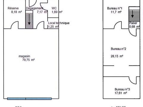 Local commercial de 156 m&sup2; &agrave; Colmar 68000 143000 68000 Colmar