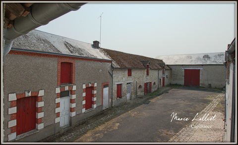   Corps de Ferme � vendre 9 pi�ces LA NEUVILLE SUR ESSONNE (45), Grange, Terrain Clos Maison - 9 pi�ce(s) - 190 m�