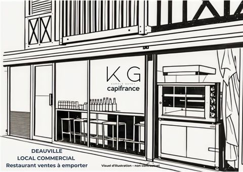 Deauville, droit au bail de restaurant-vente &agrave; emporter b&eacute;n&eacute;ficiant d'une excellente visibilit&eacute; 49000 14800 Deauville