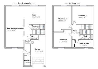  Maison � vendre 5 pi�ces 105 m�