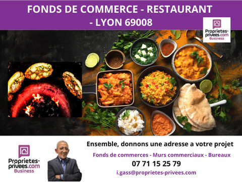 69008 LYON - RESTAURANT 30 COUVERTS 82000 69008 Lyon
