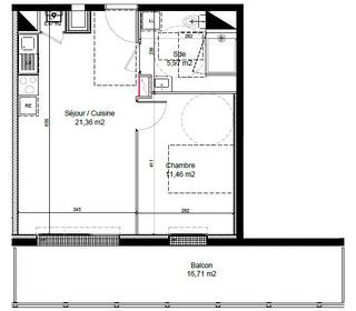  Appartement � louer 2 pi�ces 39 m�