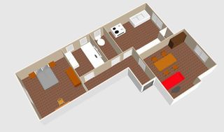  Appartement � vendre 2 pi�ces 43 m�