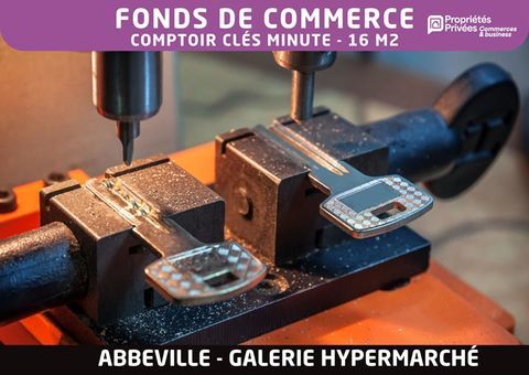 ABBEVILLE- Boutique comptoir 16 m&sup2;, galerie Hypermarch&eacute; 39000 80100 Abbeville