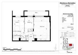  Appartement � vendre 3 pi�ces 63 m�