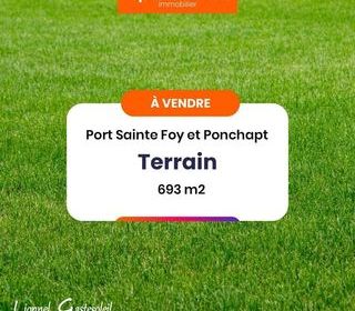  Terrain � vendre 693 m�