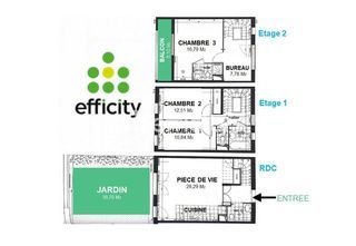  Appartement � vendre 5 pi�ces 95 m�