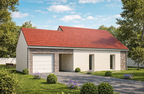   MAISON INDIVIDUELLE 115,53 m� � SAMOREAU Maison - 4 pi�ce(s) - 116 m�