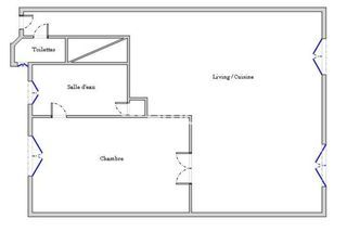  Appartement � vendre 2 pi�ces 51 m�