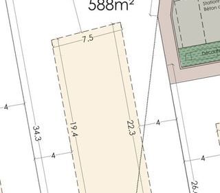  Terrain � vendre 588 m�
