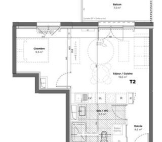  Appartement � vendre 2 pi�ces 39 m�