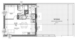  Appartement � vendre 2 pi�ces 51 m�