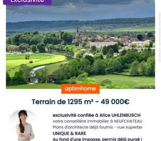  Terrain � vendre 1297 m�