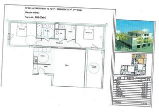  Appartement � vendre 3 pi�ces 76 m�