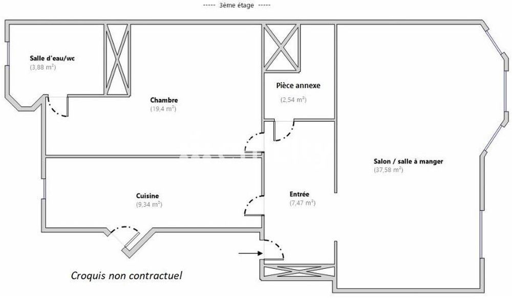 � vendre  Appartement Paris 8