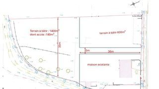  Terrain � vendre 1400 m�