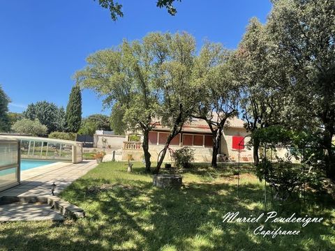   Charme, volumes et confort � Belle demeure familiale avec piscine UCHAUX (84) - 8 pi�ces, environ 212 m2 Maison - 8 pi�ce(s) - 212 m�