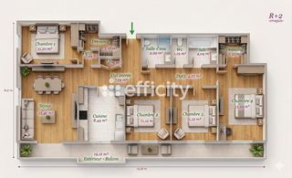  Appartement � vendre 5 pi�ces 104 m�