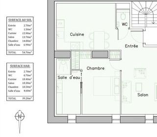  Appartement � vendre 2 pi�ces 39 m�