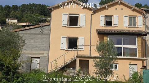   Ard�che, St Sauveur de Montagut, maison de 74m�, 3 chambres, garage, caves, terrain 500m�. Exposition sud, vue d�gag�e Maison - 4 pi�ce(s) - 74 m�