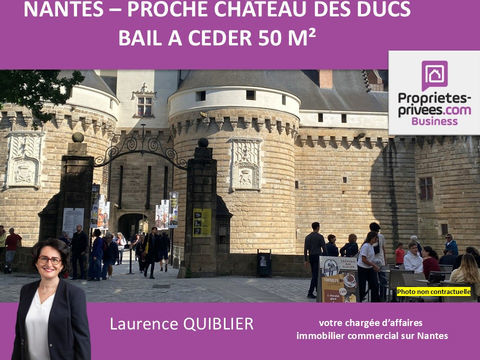 44000 NANTES - BAIL A CEDER 50 m² - PROCHE CHATEAU 39200 44000 Nantes