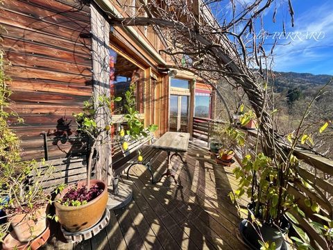   Maison bioclimatique en bois, nature, verger, vue lacs et montagnes, proche fronti�re. 5 pi�ces MACHILLY (74) Maison - 5 pi�ce(s) - 147 m�