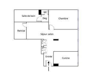  Appartement � vendre 2 pi�ces 64 m�