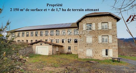 Ancienne entreprise surface  2 150 m&sup2; sur 1ha 7 de terrain 260000 63600 Ambert