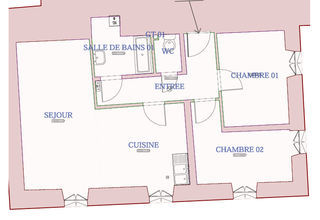  Appartement � louer 3 pi�ces 59 m�