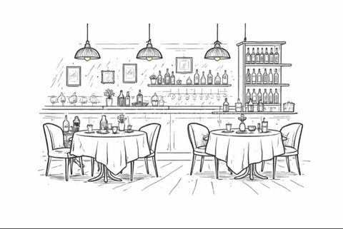 BAR-RESTAURANT REPUTE- BELLE CAPACITE -FORT POTENTIEL DE DEVELOPPEMENT 315000 76110 Goderville