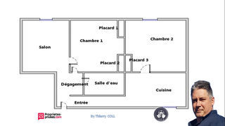  Appartement � vendre 3 pi�ces 52 m�