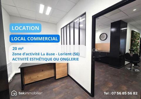 A louer - Local d'activit&eacute;s 20 m&sup2; - Zone d'activit&eacute; La Base, Lorient (56) 560 56100 Lorient
